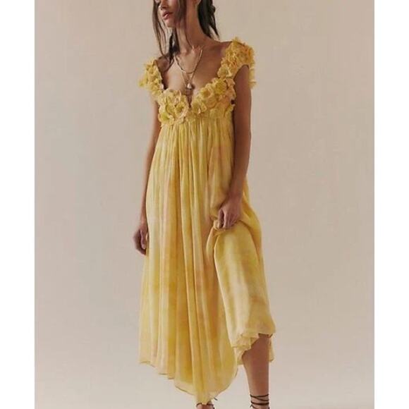 Free People Mango Mambo Maxi Dress - Picture 2 of 9